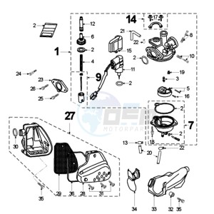 VIVA XRCA 2 drawing CARBURETTOR