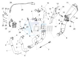 RSV4 1000 RR E4 ABS (EMEA, LATAM) drawing Exhaust pipe