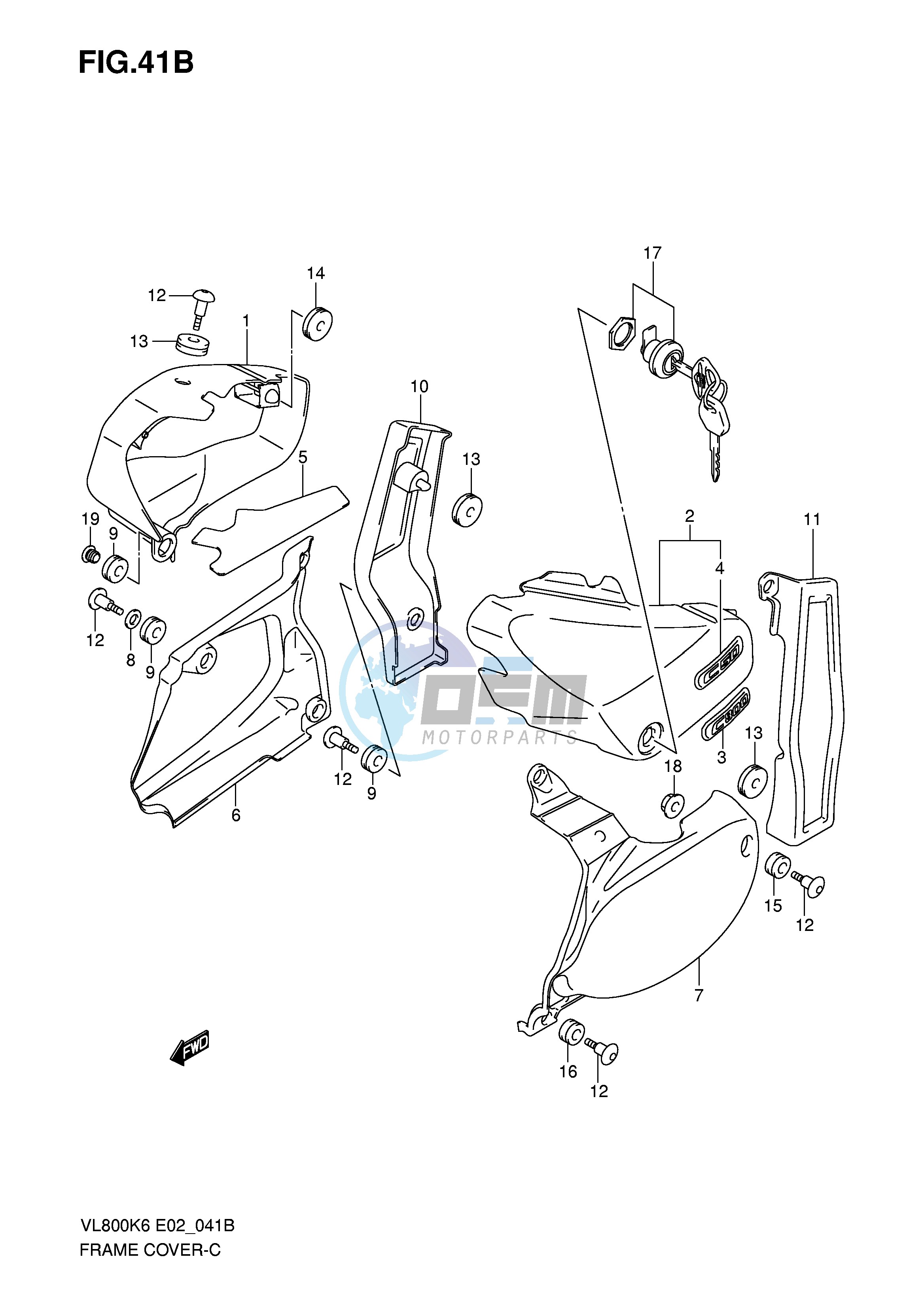 FRAME COVER (MODEL K8)