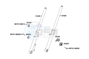 K-PIPE 50 drawing Front Fork