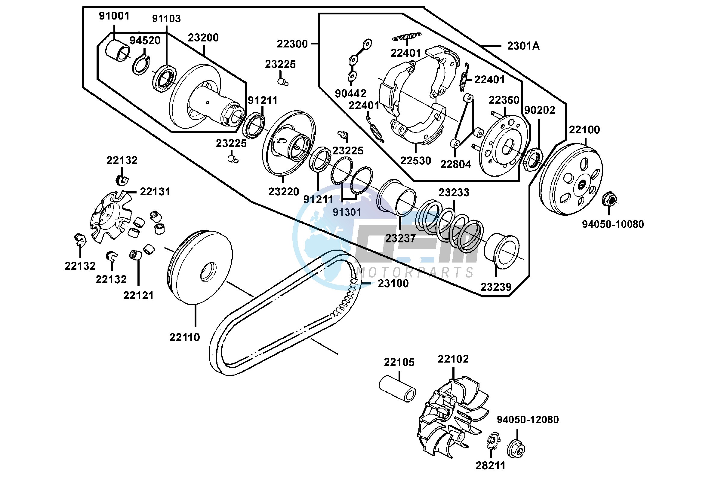 Driven Pulley