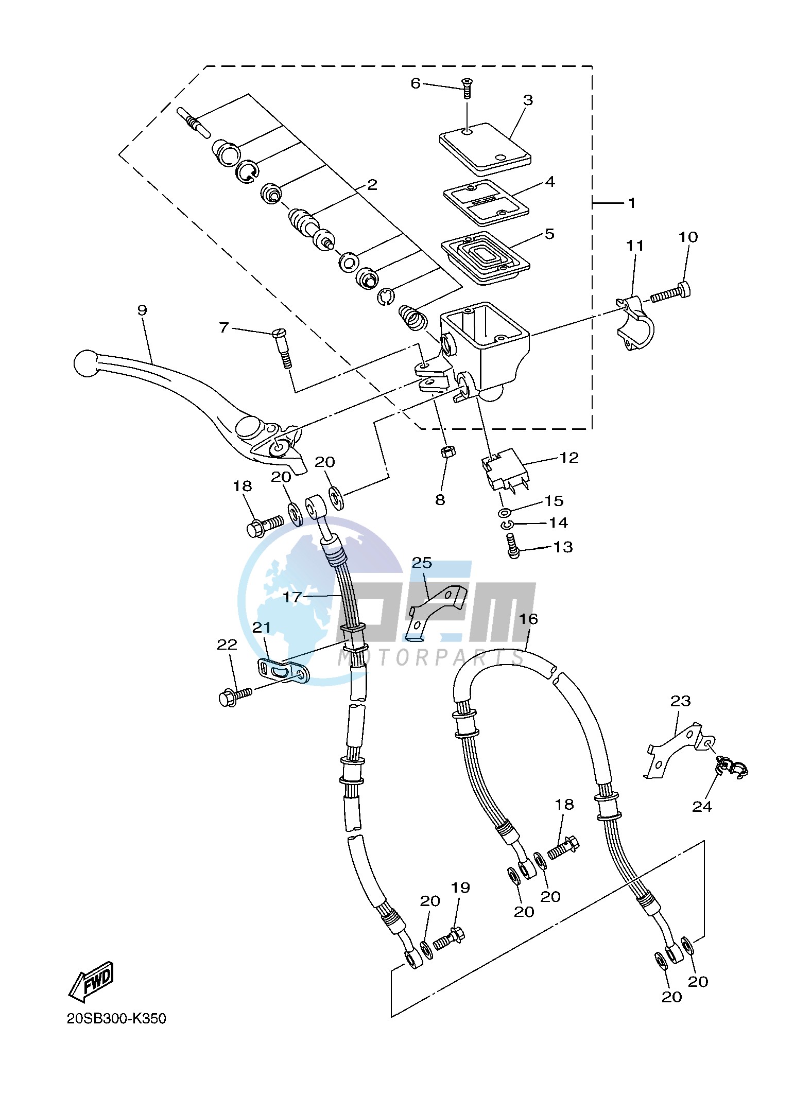 FRONT MASTER CYLINDER