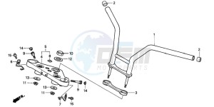 VT600C drawing HANDLE PIPE/TOP BRIDGE