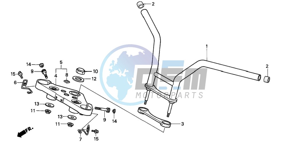 HANDLE PIPE/TOP BRIDGE