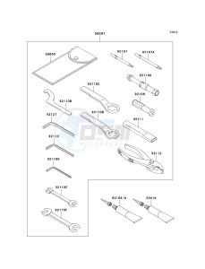 ER 650 A [ER-6N (EUROPEAN] (A6S-A8F) A6S drawing OWNERS TOOLS