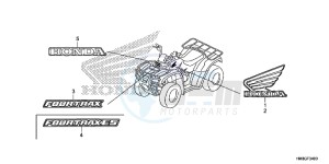 TRX250TME FOURTRAX RECON Europe Direct - (ED) drawing MARK