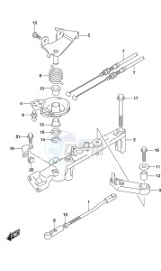 DF 175 drawing Throttle Rod