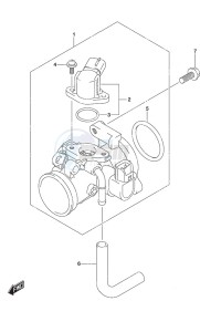 DF 9.9B drawing Throttle Body Remote Control