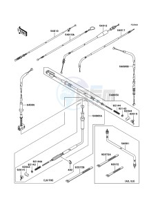 KLF250 KLF250A6F EU GB drawing Cables