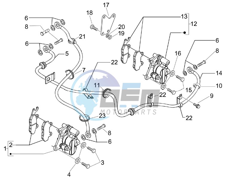 Brakes hose  - Calipers