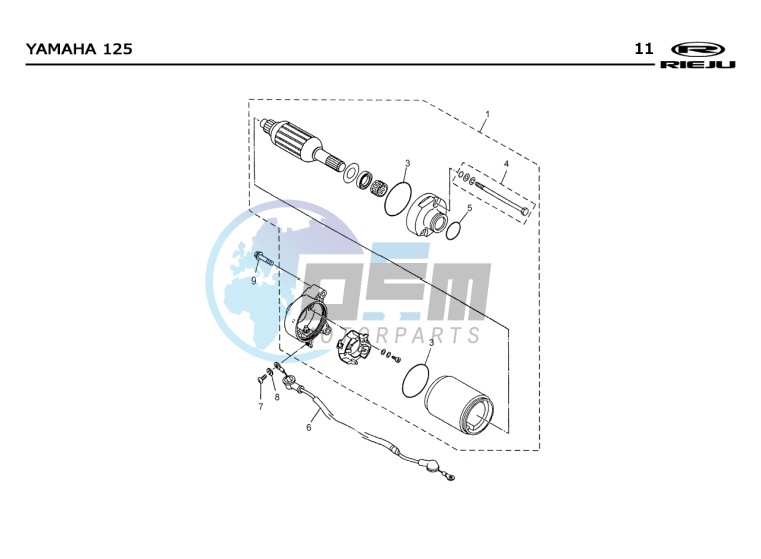 START ENGINE  Yamaha 125 4T EURO2