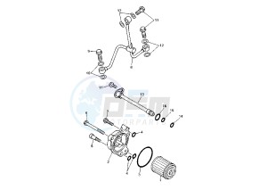 YZ F 450 drawing OIL CLEANER