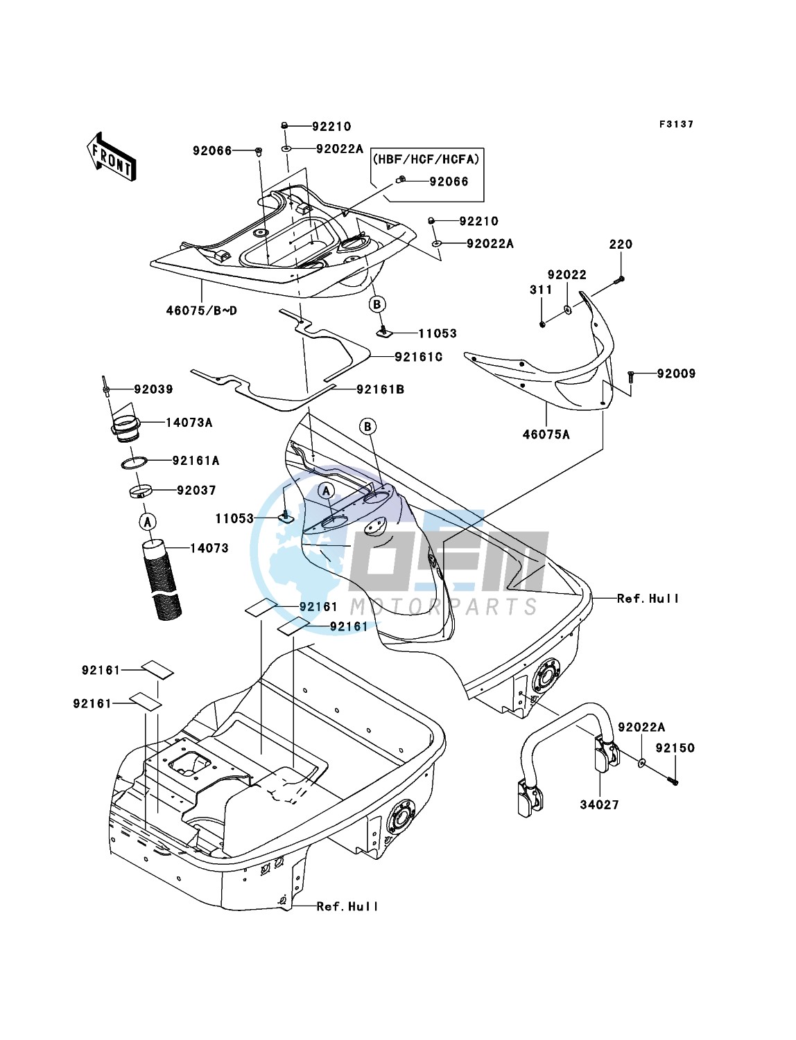 Hull Rear Fittings