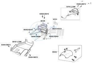 AGILITY 50 10 inch Netherlands drawing Tail Light