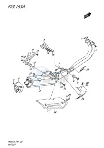 AN650Z ABS BURGMAN EXECUTIVE EU-UK drawing MUFFLER