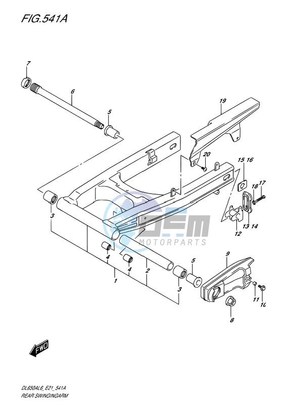 REAR SWINGINGARM