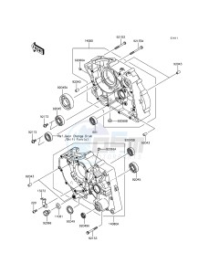 KLX125 KLX125CGF XX (EU ME A(FRICA) drawing Crankcase