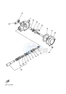 PW50 (2SA7 2SA8 2SA9) drawing DRIVE SHAFT