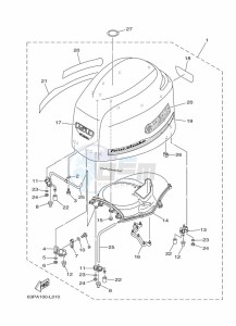 F150BETX drawing FAIRING-UPPER