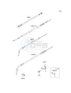 KZ 1000 P [POLICE 1000] (P20-P24) [POLICE 1000] drawing CABLES