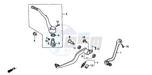 CR250R drawing PEDAL