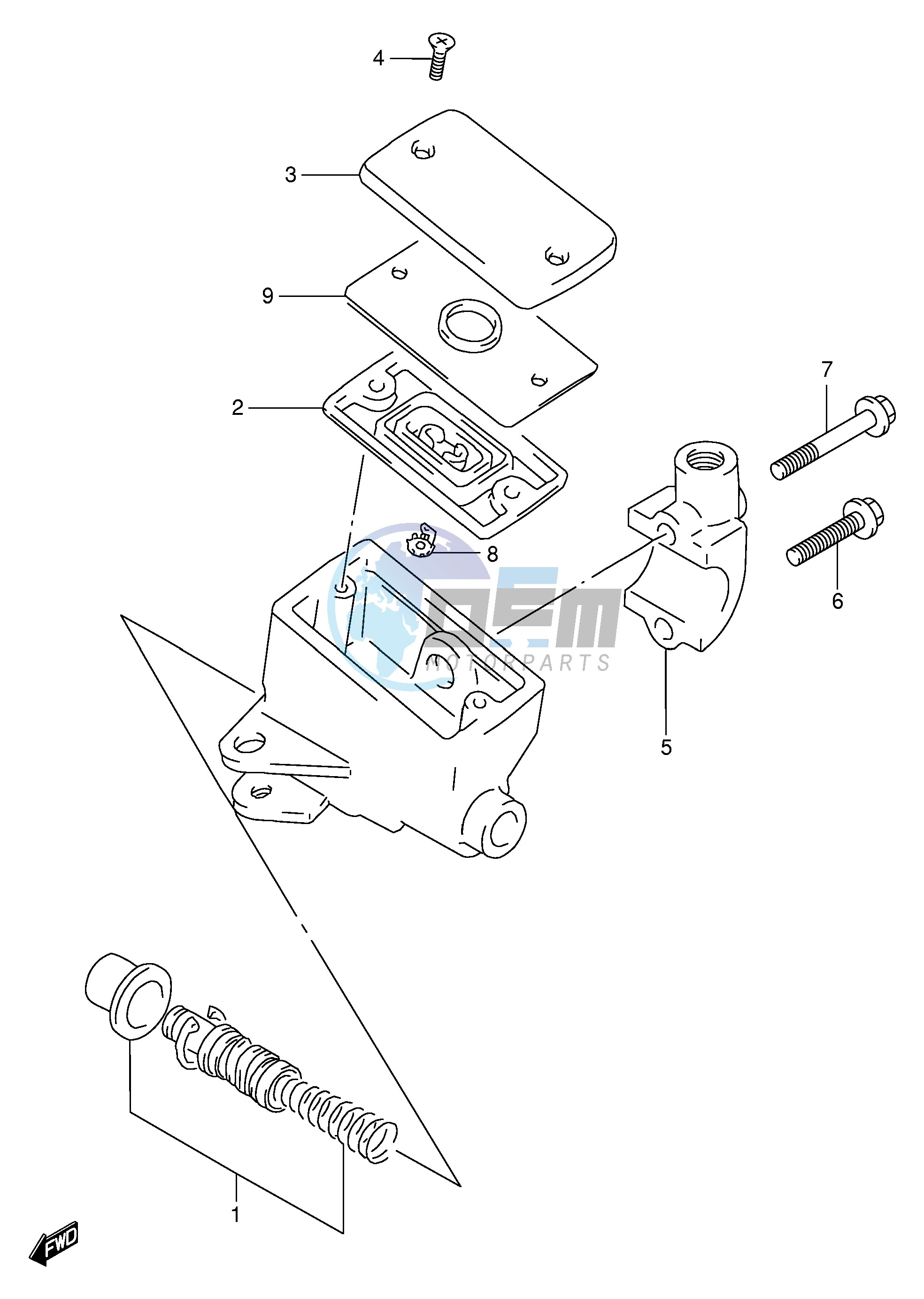 FRONT MASTER CYLINDER