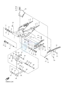 YZF-R1 YZF-R1M 998 R1 (2SG5 2SG6) drawing REAR ARM