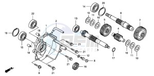 FJS600A 400 SILVER WING drawing TRANSMISSION