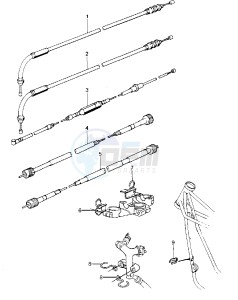 KZ 1000 A [KZ1000] (A3-A4) [KZ1000] drawing CABLES -- 79-80 A3_A3A_A4- -