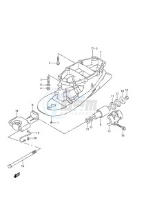 DF 250 drawing Drive Shaft Housing (DF250S)