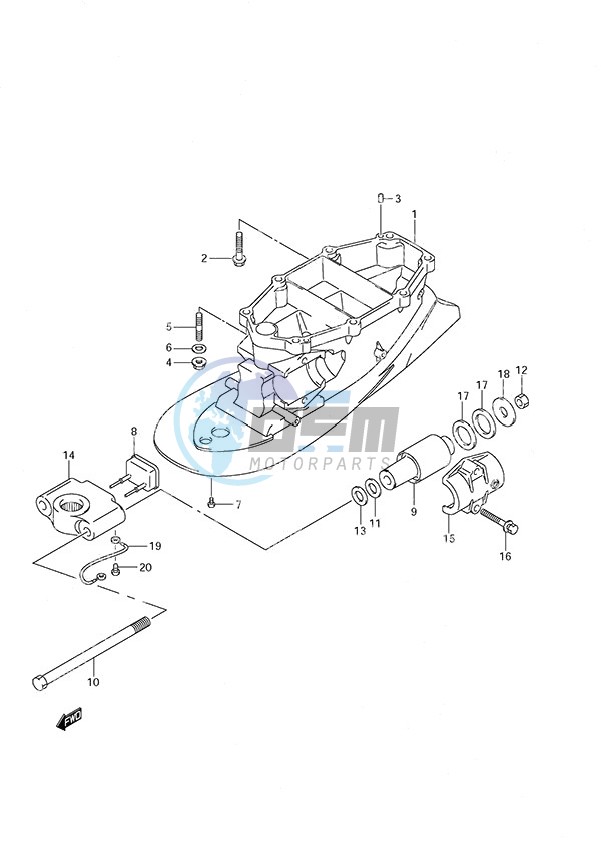 Drive Shaft Housing (DF250S)