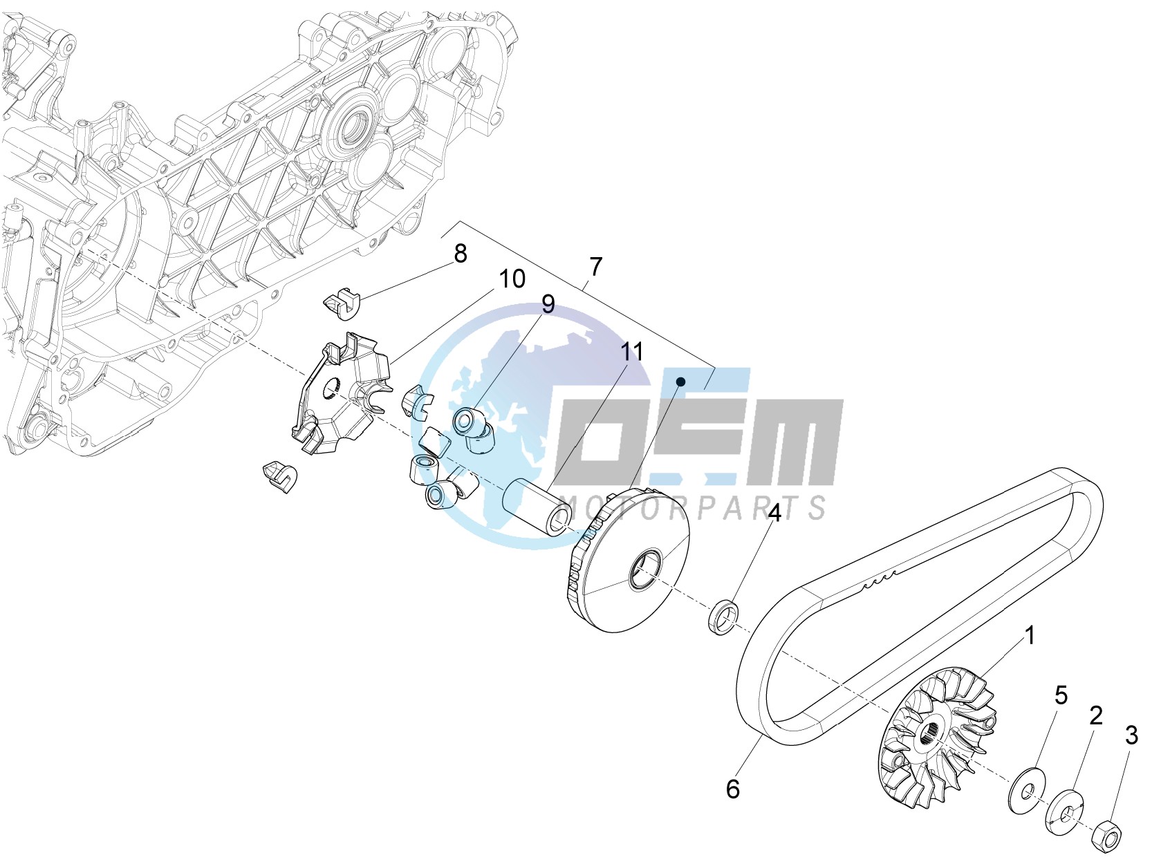 Driving pulley