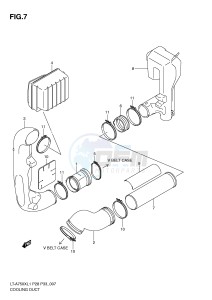 LT-A750X (P28-P33) drawing COOLING DUCT