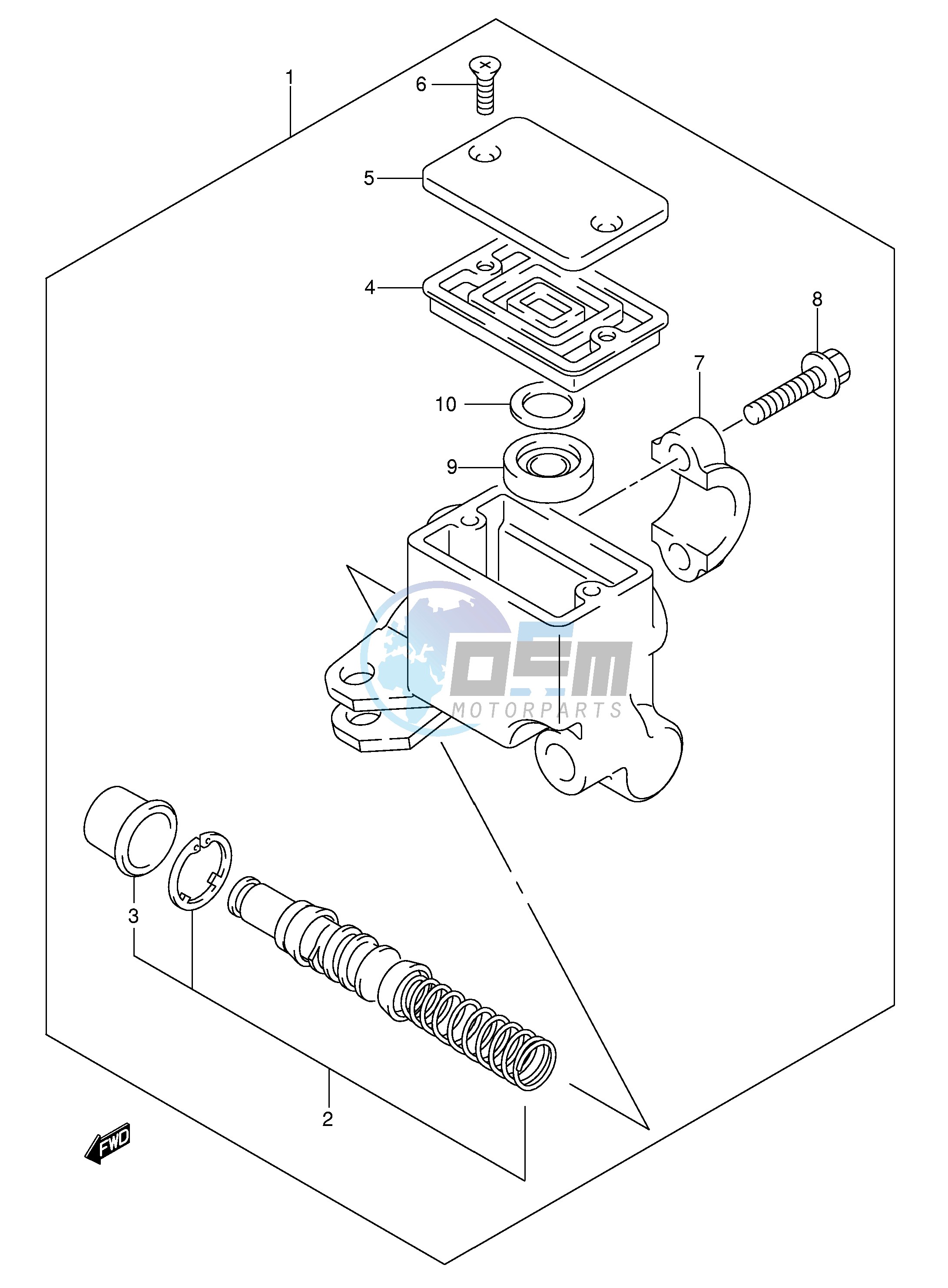 FRONT MASTER CYLINDER