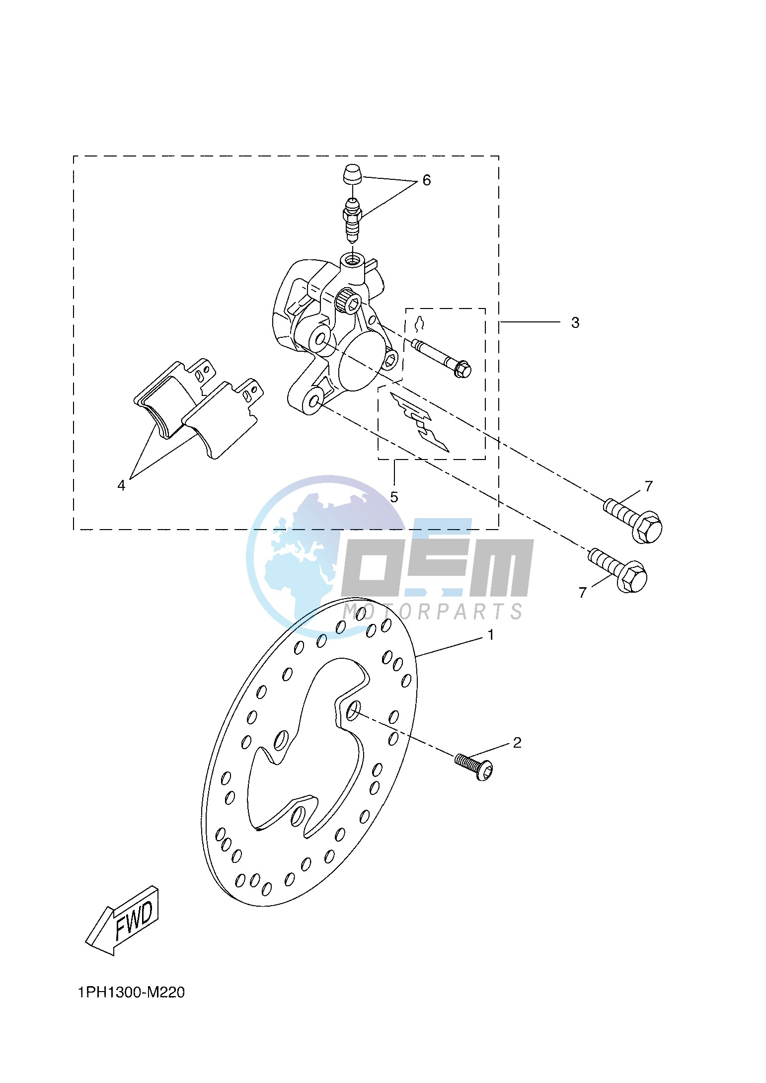 FRONT BRAKE CALIPER