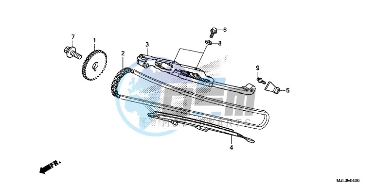 CAM CHAIN/ TENSIONER