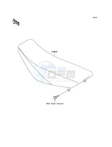 KX85 / KX85 II KX85-A5 EU drawing Seat