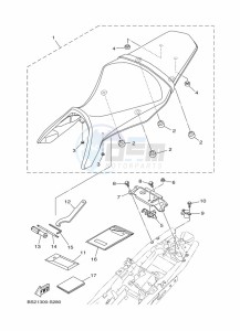 MT-09 MTN850-A (BS2G) drawing SEAT