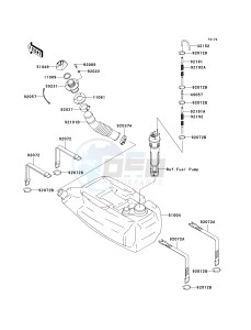 JT 1200 D [STX-12F] (D1-D1) D1 drawing FUEL TANK