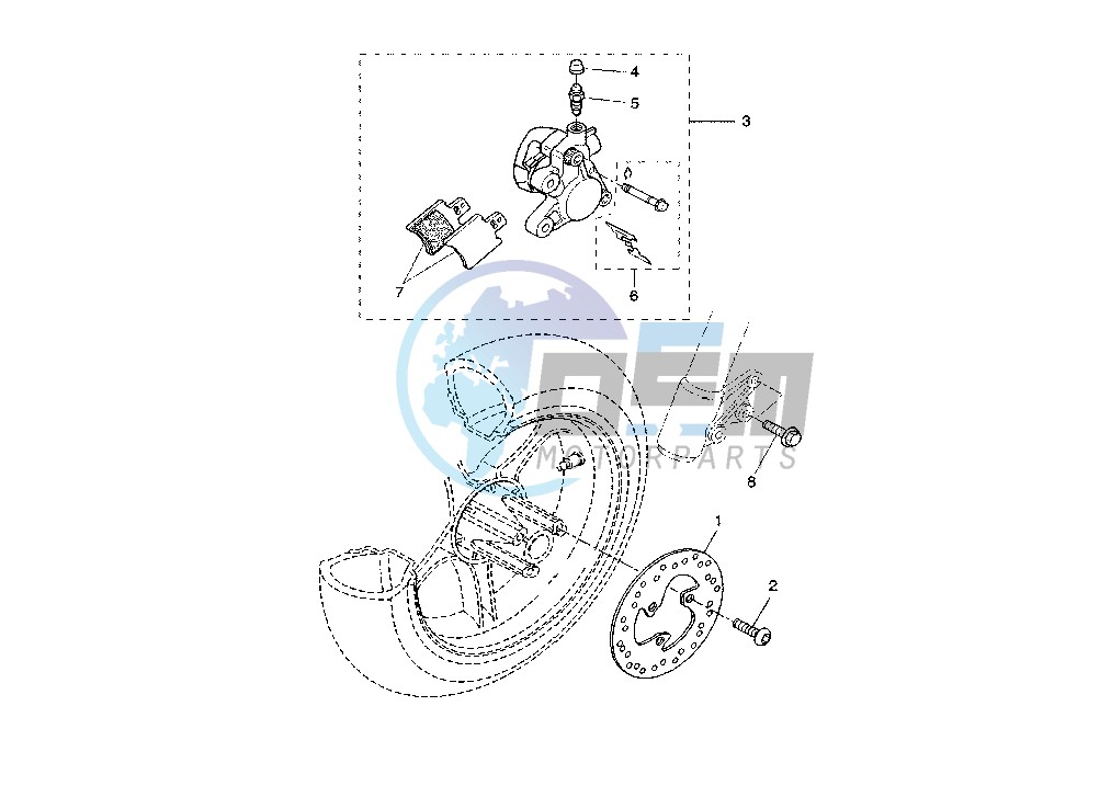 FRONT BRAKE CALIPER