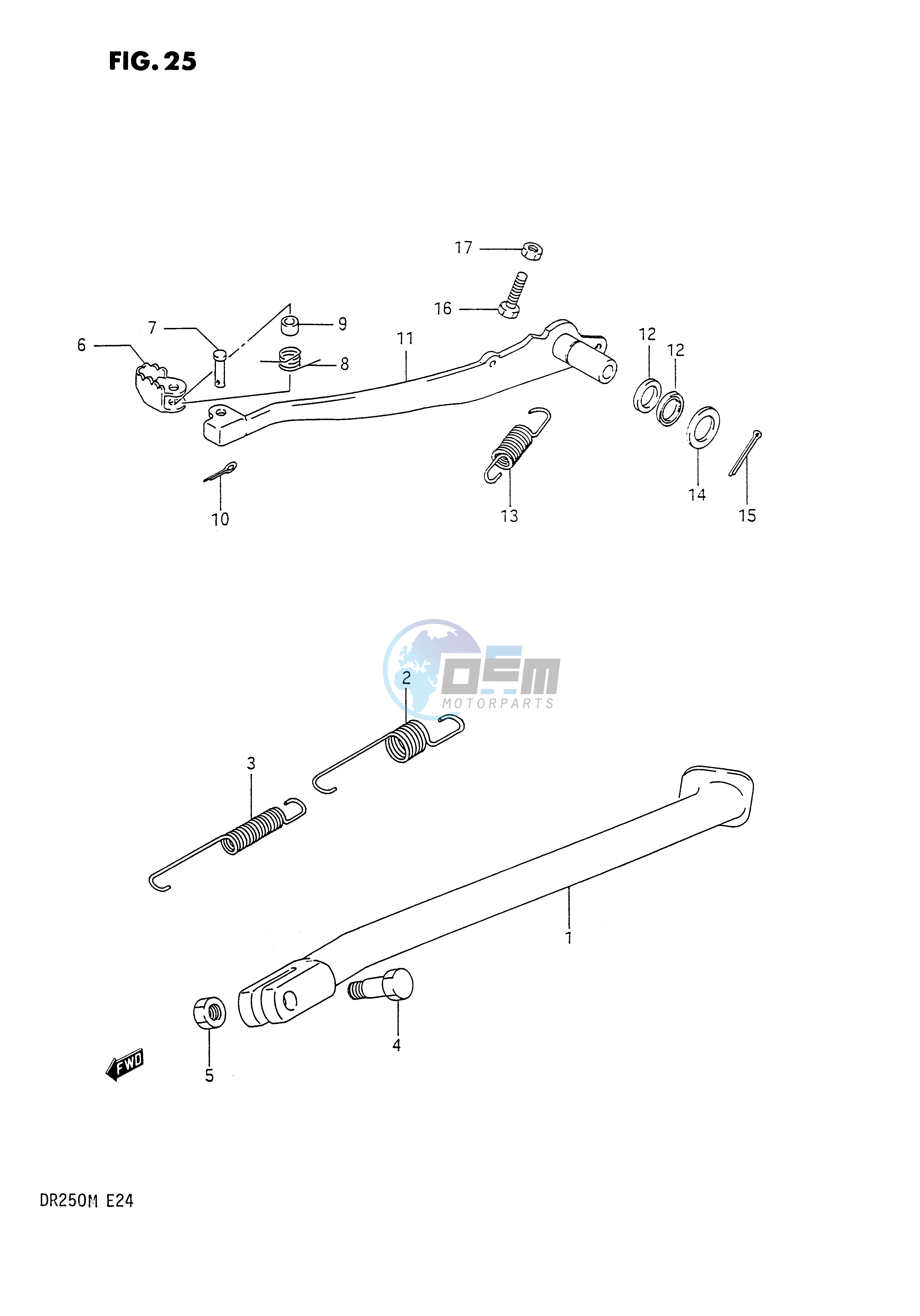 STAND - REAR BRAKE