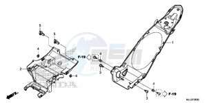 NC750SDE NC750SD Europe Direct - (ED) drawing REAR FENDER