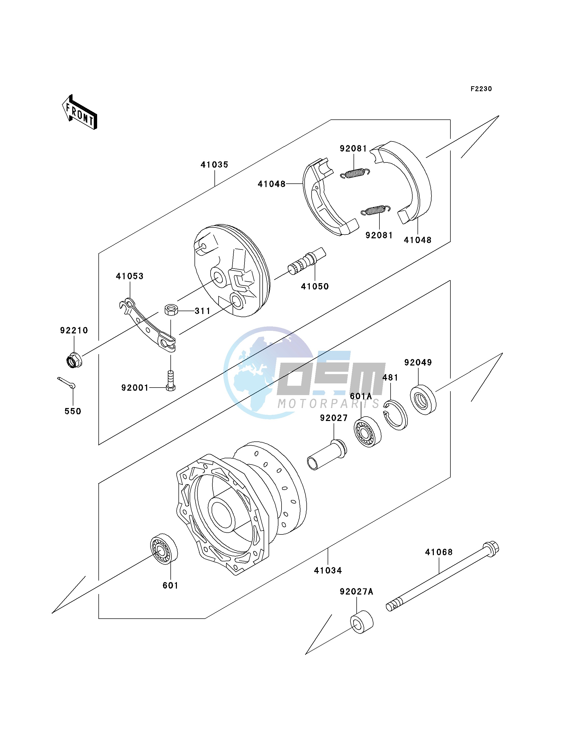 FRONT HUB