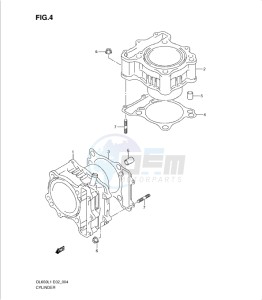 DL650 drawing CYLINDER