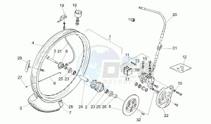 Climber 280 drawing Front wheel