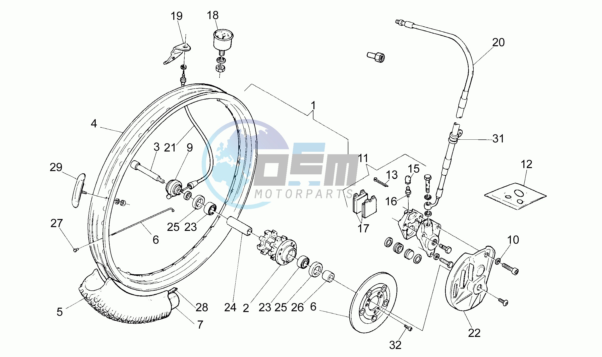 Front wheel