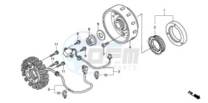 SH125 drawing GENERATOR