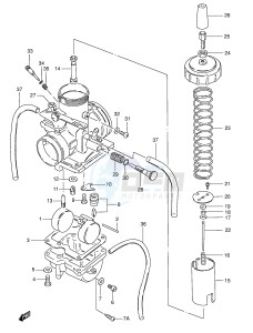 TS185ER (E1) drawing CARBURETOR