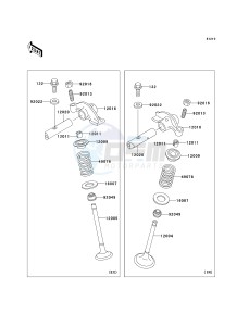 BN 125 A [ELIMINATOR 125] (A6F-A9F) A9F drawing VALVE-- S- -