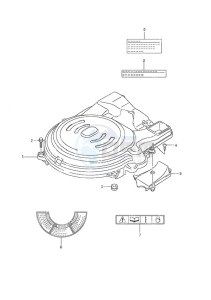 DF 70A drawing Ring Gear Cover